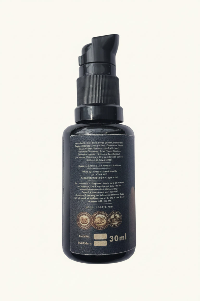Noddfa Nos Herbal Elixir 30ml – Hops, Valerian & Chamomile | Handcrafted in Wales